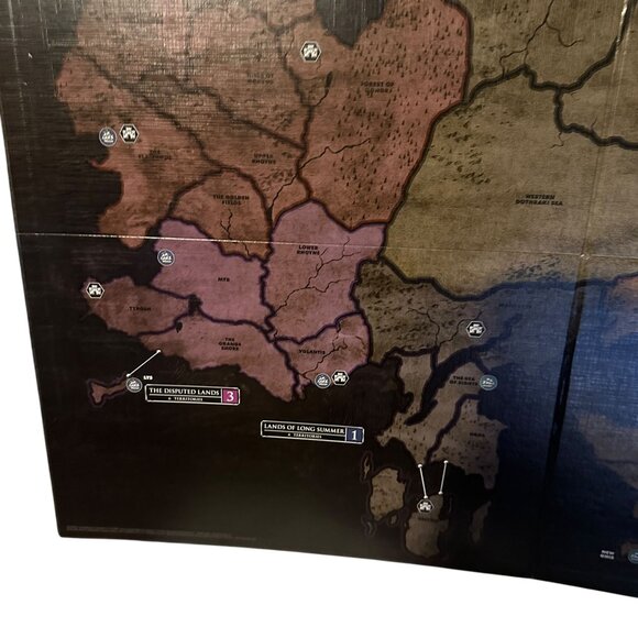 Hasbro Risk Game of Thrones Board Game Essos Map Game Board Replacement Parts - Picture 3 of 10